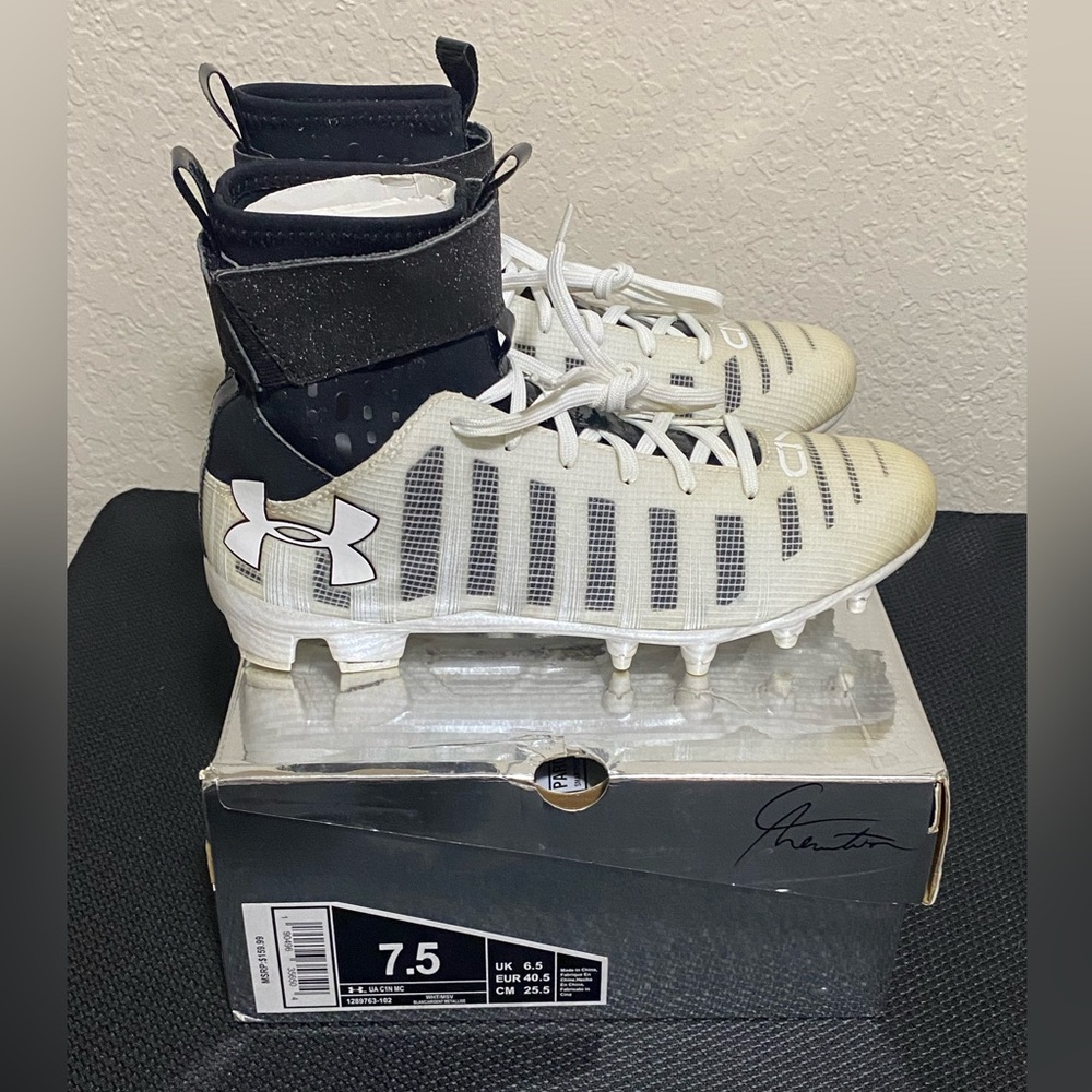 Mens Under Armour C1N MC Football Cleats sz 7.5 Cam Newton